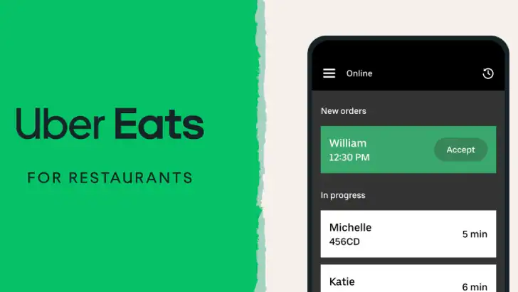Uber Eats Orders feature graphic