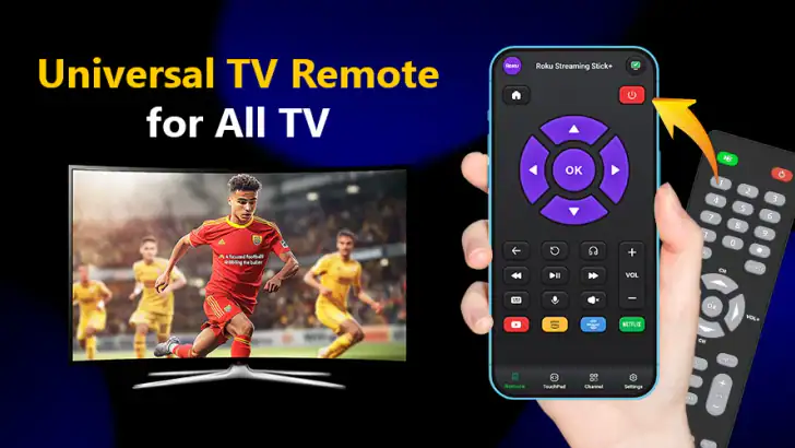Universel TV-fjernbetjening feature graphic