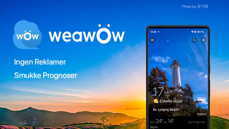 Vejr & Widget - Weawow feature graphic