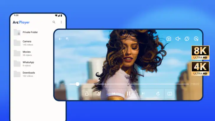 Video Player - Arc Player feature graphic