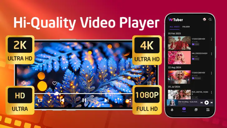 Videoafspiller - wTuber feature graphic