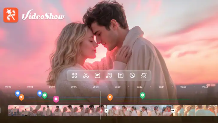 VideoShow Video Editor & Maker feature graphic