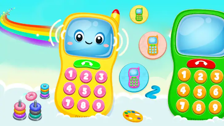 Virtual Mobile Phone Call Game feature graphic