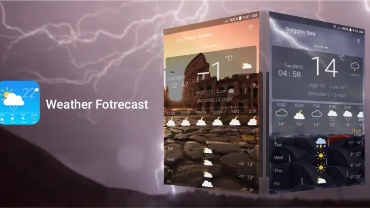 Weather feature graphic