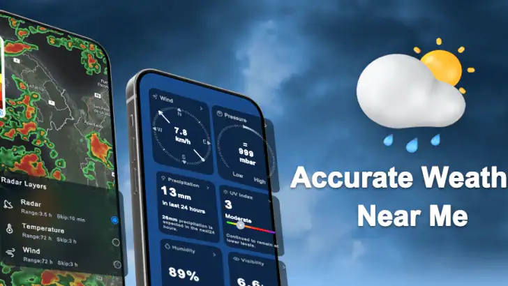 Weather Live - Radar & Alerts feature graphic