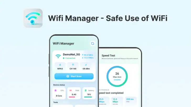 Wifi Manager feature graphic