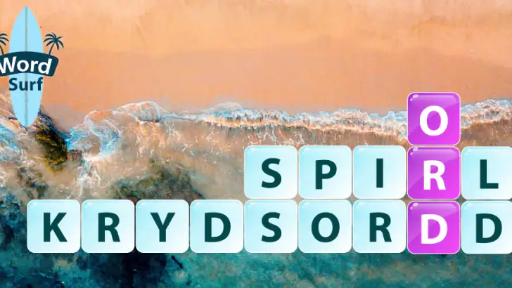 Word Surf - Ordspil feature graphic