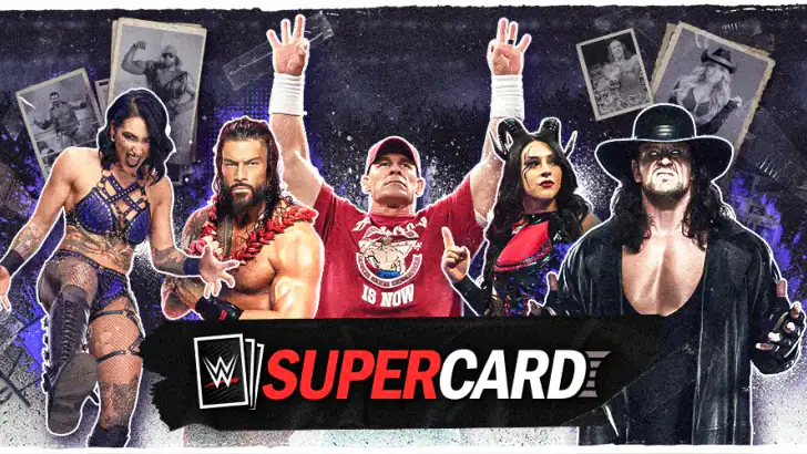 WWE SuperCard - Wrestling Game feature graphic