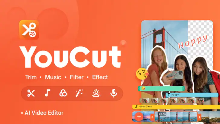 YouCut - Video Editor & Maker feature graphic