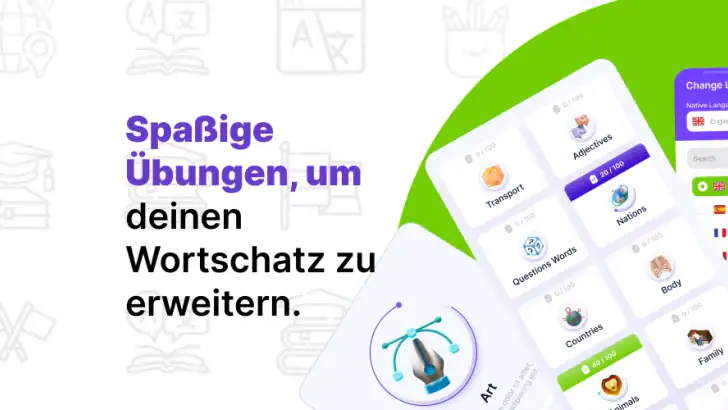 10 Minuten Sprache feature graphic