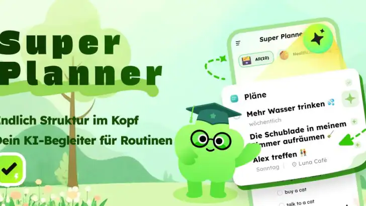 ADHS Planer: Super Planner KI feature graphic