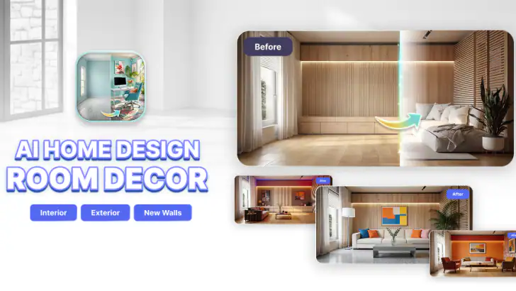 AI Home Design: Room Decor feature graphic