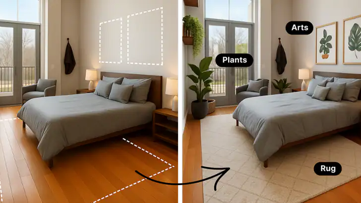 AI Home Interior - Ohouse AI feature graphic