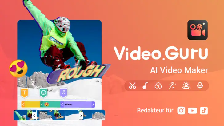 AI Video Editor - Video.Guru feature graphic