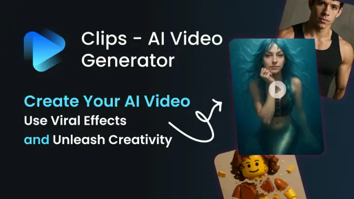 AI Video Generator - Clips AI feature graphic