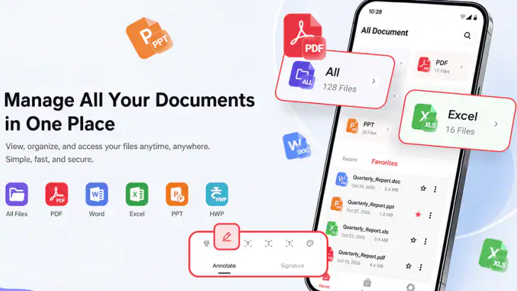 All Documents & PDF Reader feature graphic