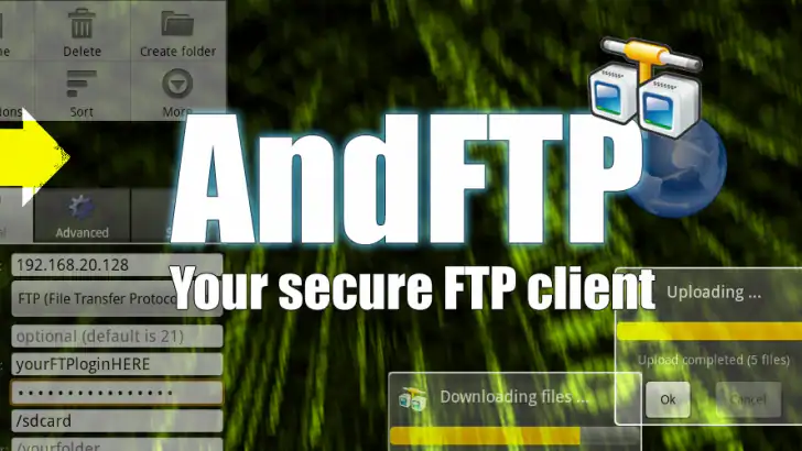AndFTPPro feature graphic