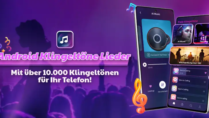 Android Klingeltöne Lieder feature graphic