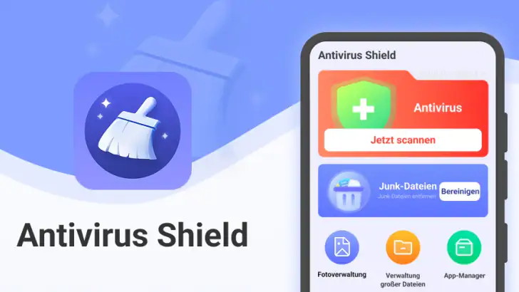 Antivirus-Schutz & Reiniger feature graphic