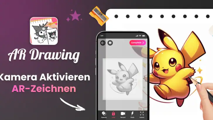AR Drawing Sketch Paint App feature graphic
