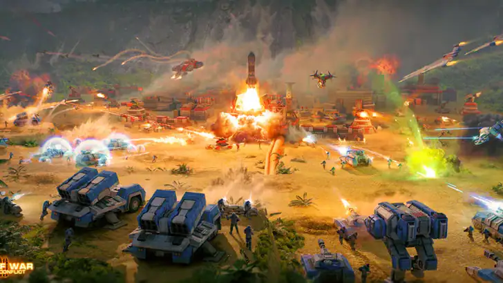 Art of War 3: RTS Strategie feature graphic