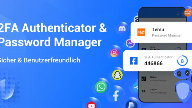 Authentifizierung: 2FA feature graphic