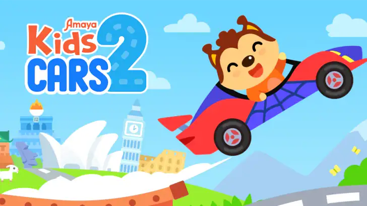 Auto rennen spiele für kinder feature graphic