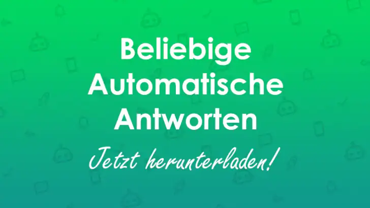 AutoResponder für WA feature graphic
