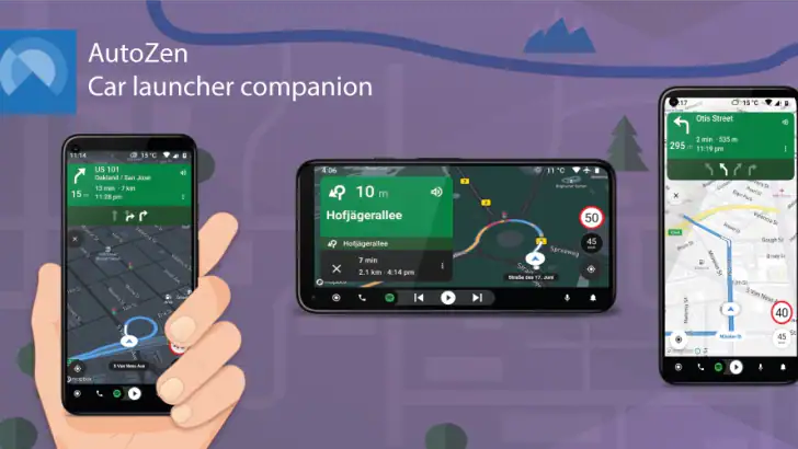 AutoZen-Car Dashboard&Launcher feature graphic