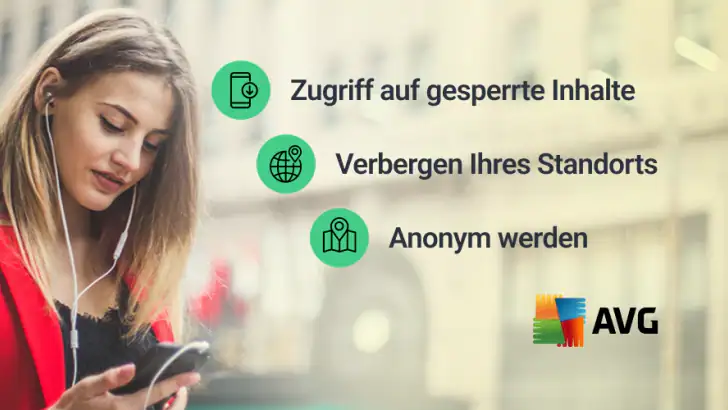 AVG Secure VPN – Sicherheit feature graphic