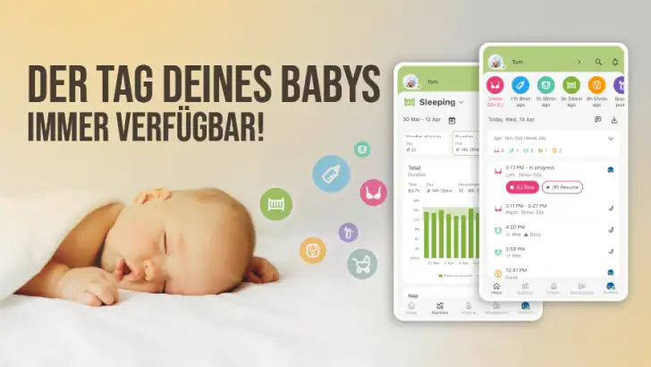 Baby Daybook - Stillen App feature graphic