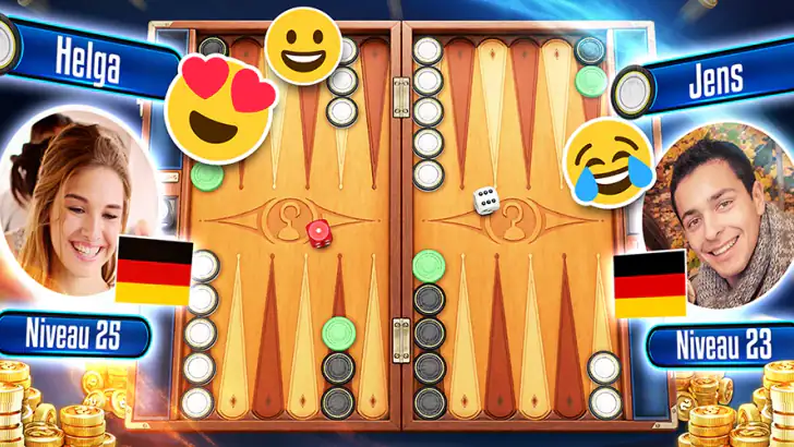Backgammon Legends Online feature graphic