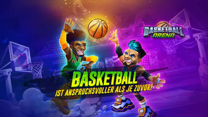 Basketball Arena: Online Spiel feature graphic