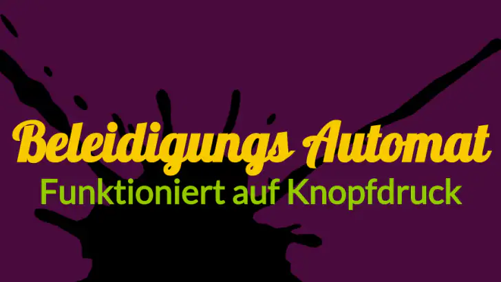 Beleidigungsautomat feature graphic