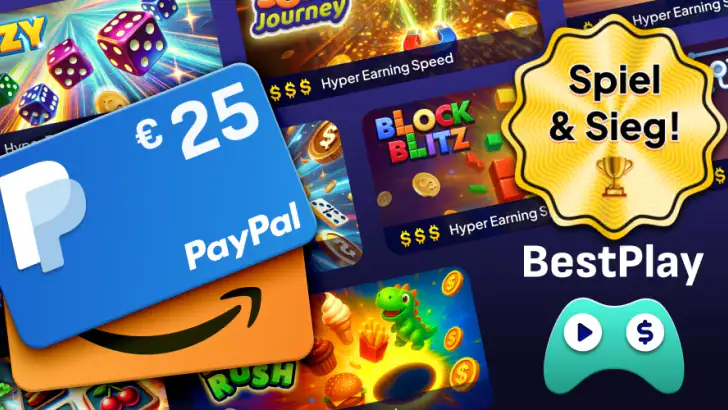 BestPlay: Spielen & Verdienen feature graphic
