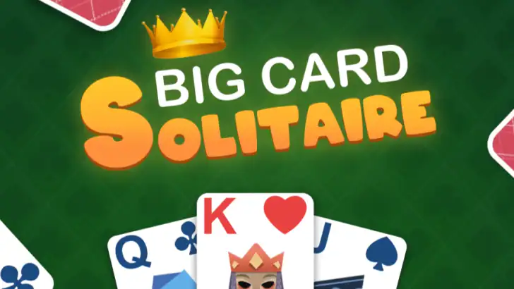 Big Card Solitaire feature graphic