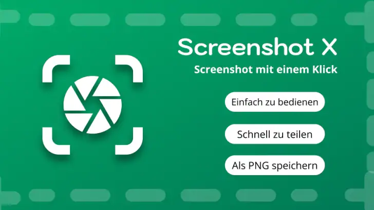 Bildschirmaufnahme ScreenshotX feature graphic