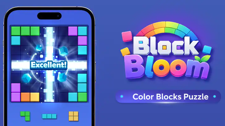 Block Bloom: Color Blast feature graphic