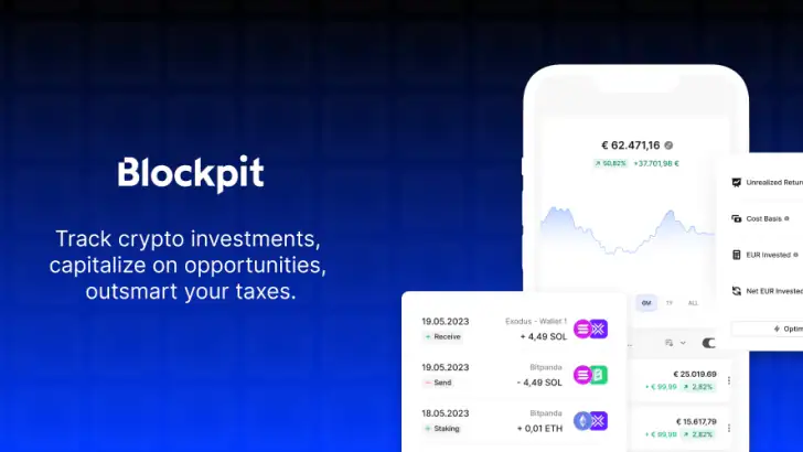 Blockpit: Steuern & Portfolio feature graphic