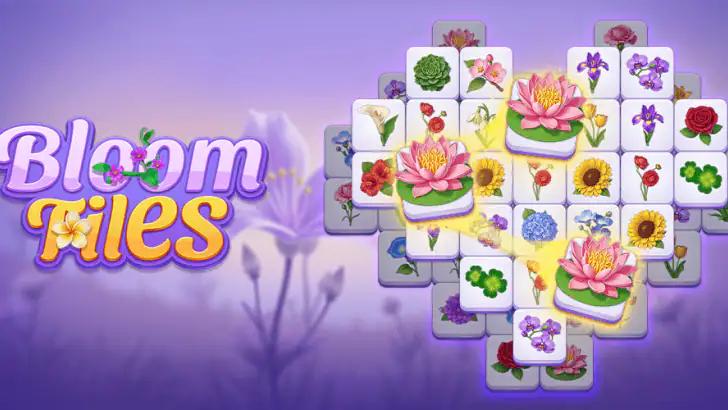 Bloom Tiles: Flower Match Game feature graphic