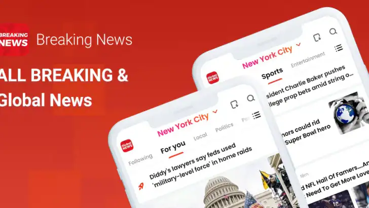 Breaking News - Live Headlines feature graphic