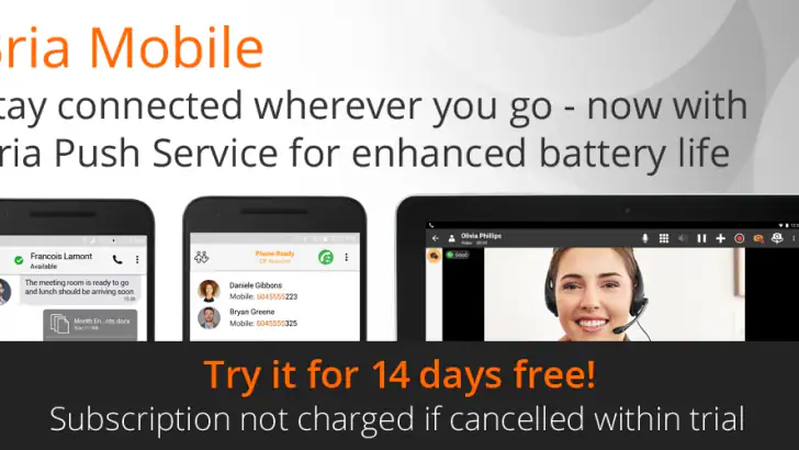 Bria Mobile: VoIP Softphone feature graphic