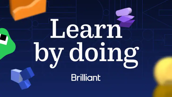 Brilliant: Learn by doing feature graphic