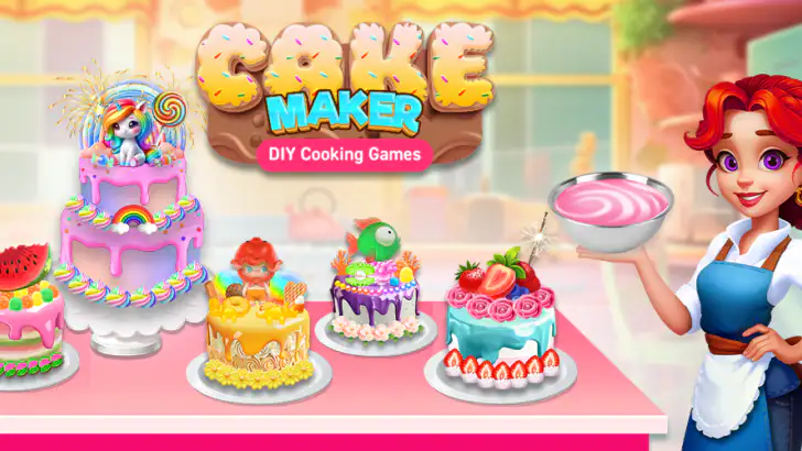 Cake Maker: Bake and Decorate feature graphic