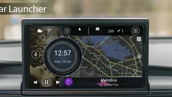 Car Launcher feature graphic