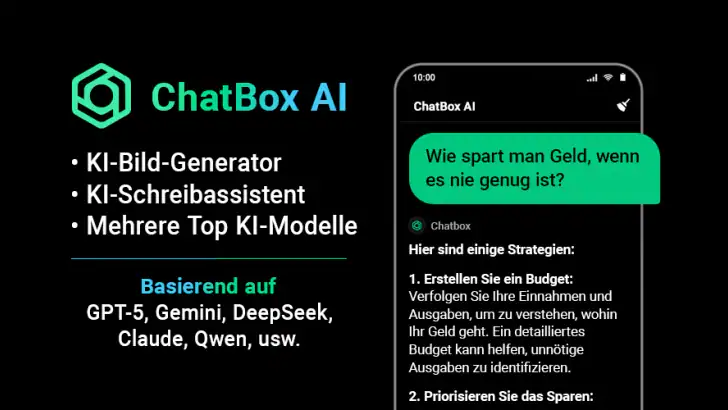 ChatBox - KI-Chat auf Deutsch feature graphic