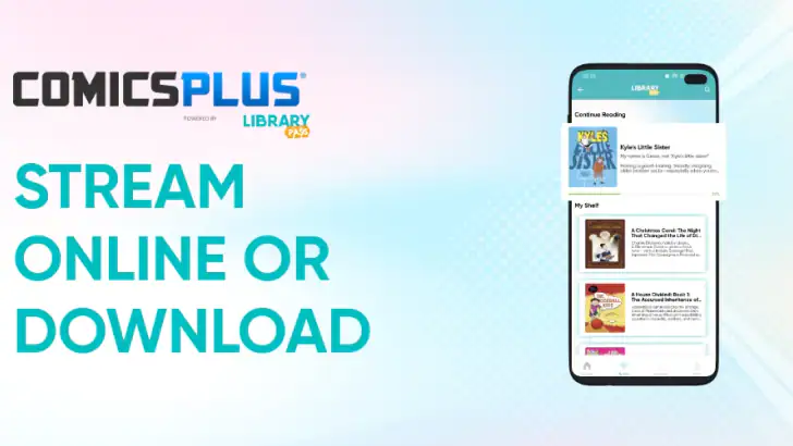 Comics Plus feature graphic