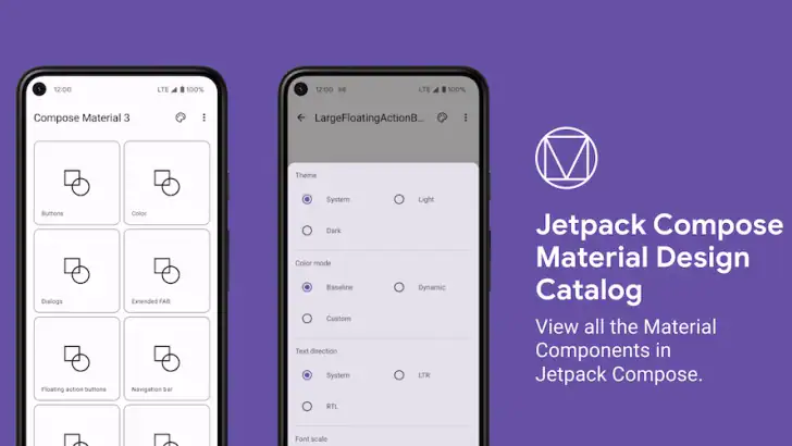 Compose Material Catalog feature graphic
