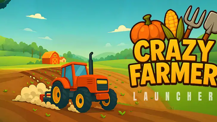 Crazy Farmer Launcher feature graphic