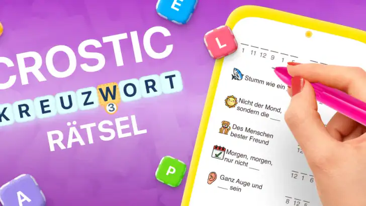 Crostic－Wörter Kreuzworträtsel feature graphic